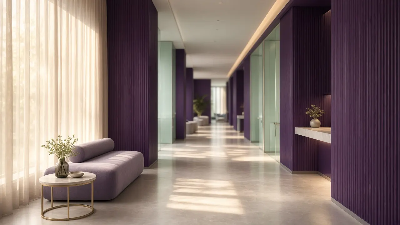 Calm clinical care corridor